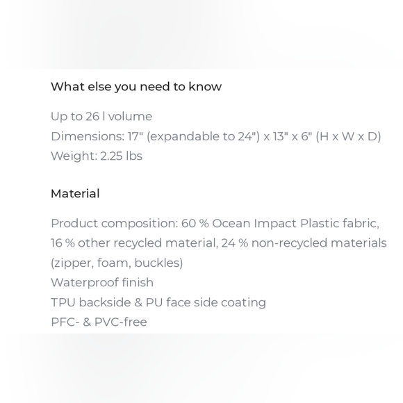 Got Bag Rolltop Lite Backpack - Picture 12 of 13